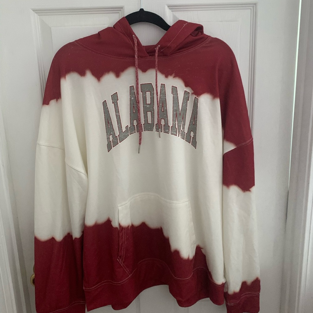 Alabama Crimson and White Hoodie